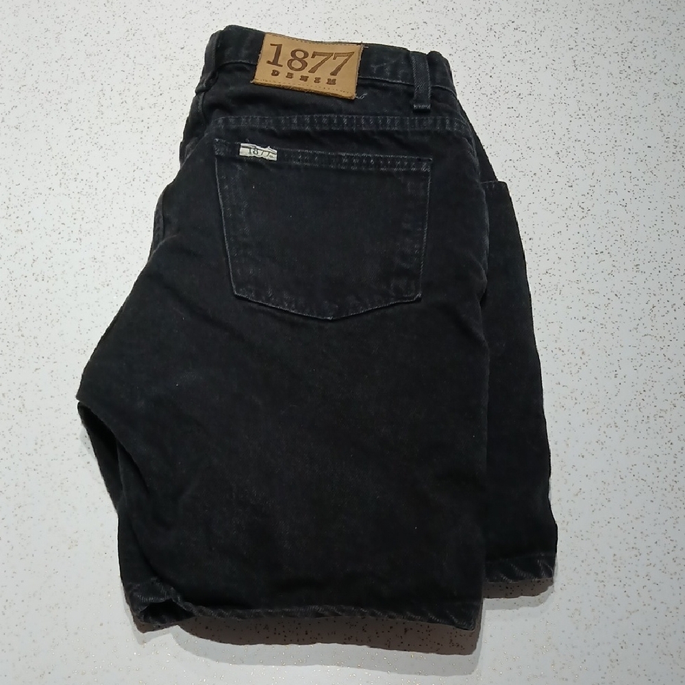 Bachrach Black Denim Shorts